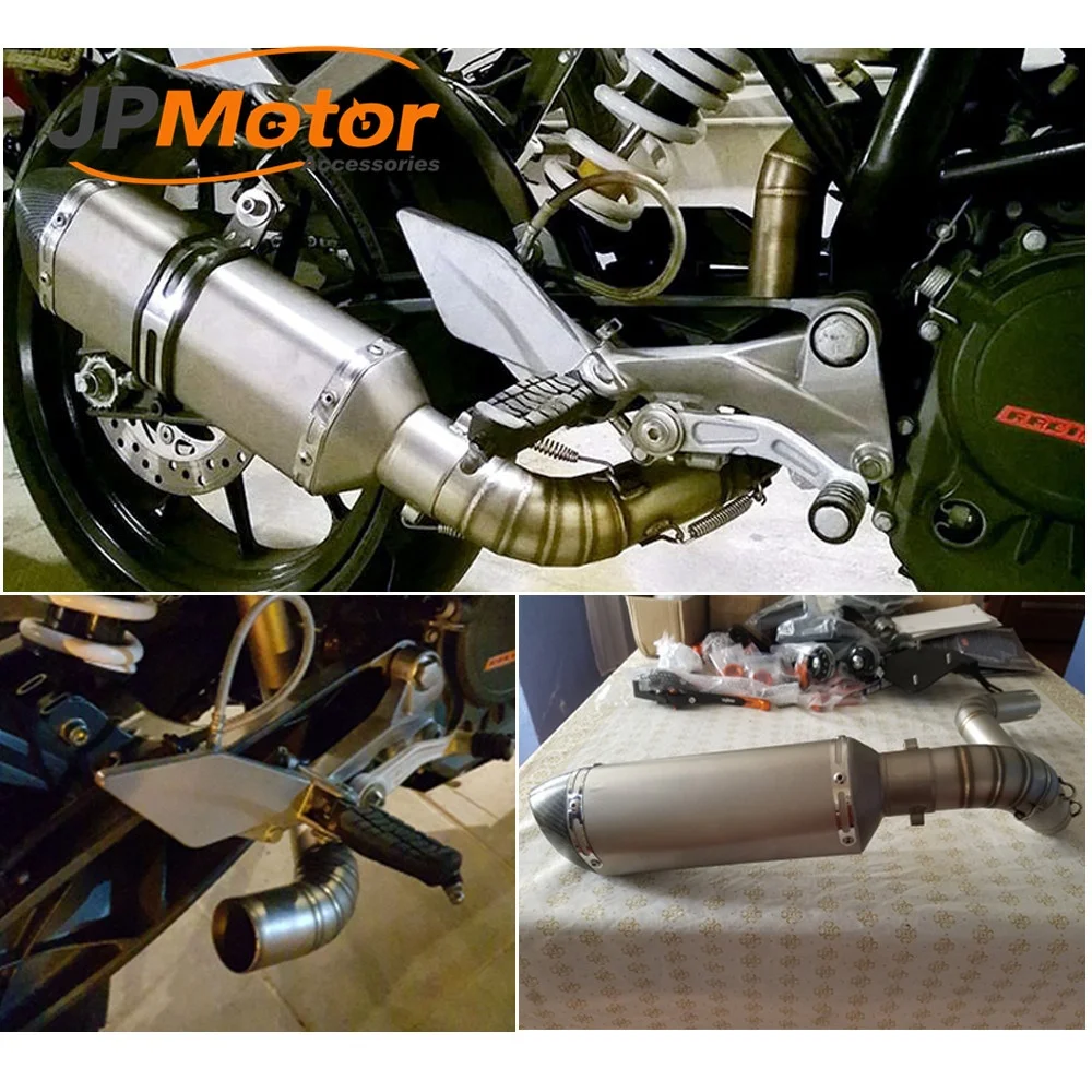 JPMotor Motorcycle Exhaust System KTM DUKE 200 42/44mm Motorcycle Exhaust Middle Pipe