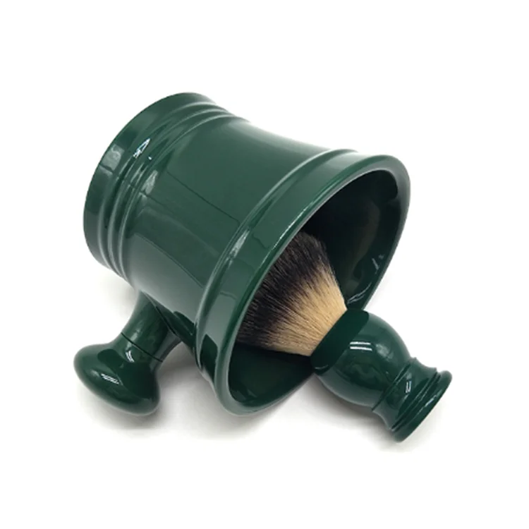 Diri New Synthetic Badger Shaving Brush Durable acrylic Resin Handle Travel Brush