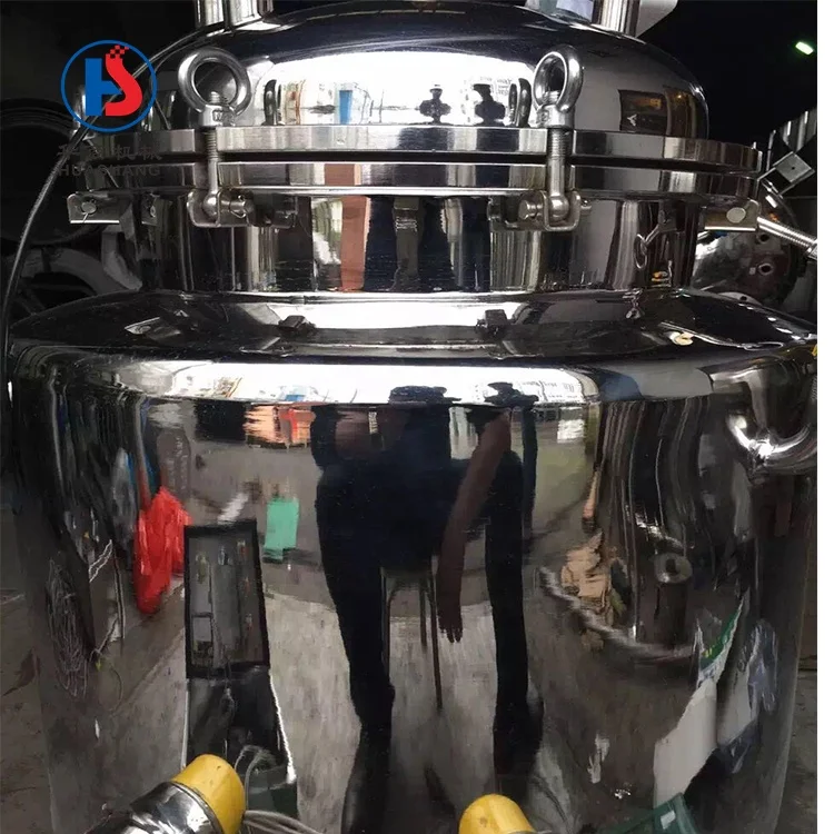 Stainless steel blending mixer tank for liquid beverage insulated mixing tank Dispensing tank