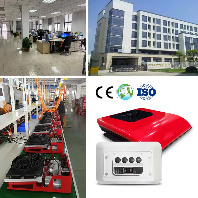Easy installation 24v truck sleeper air conditioning electra air condition for crane tractor