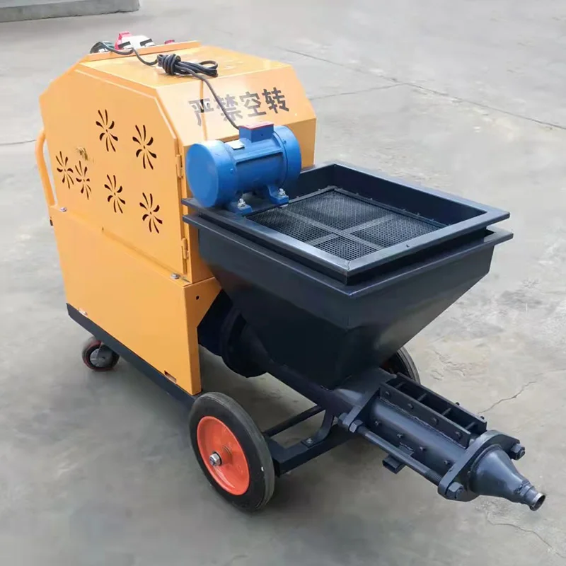 Electric Engine 7 Kw Cement Mortar Spraying Machine