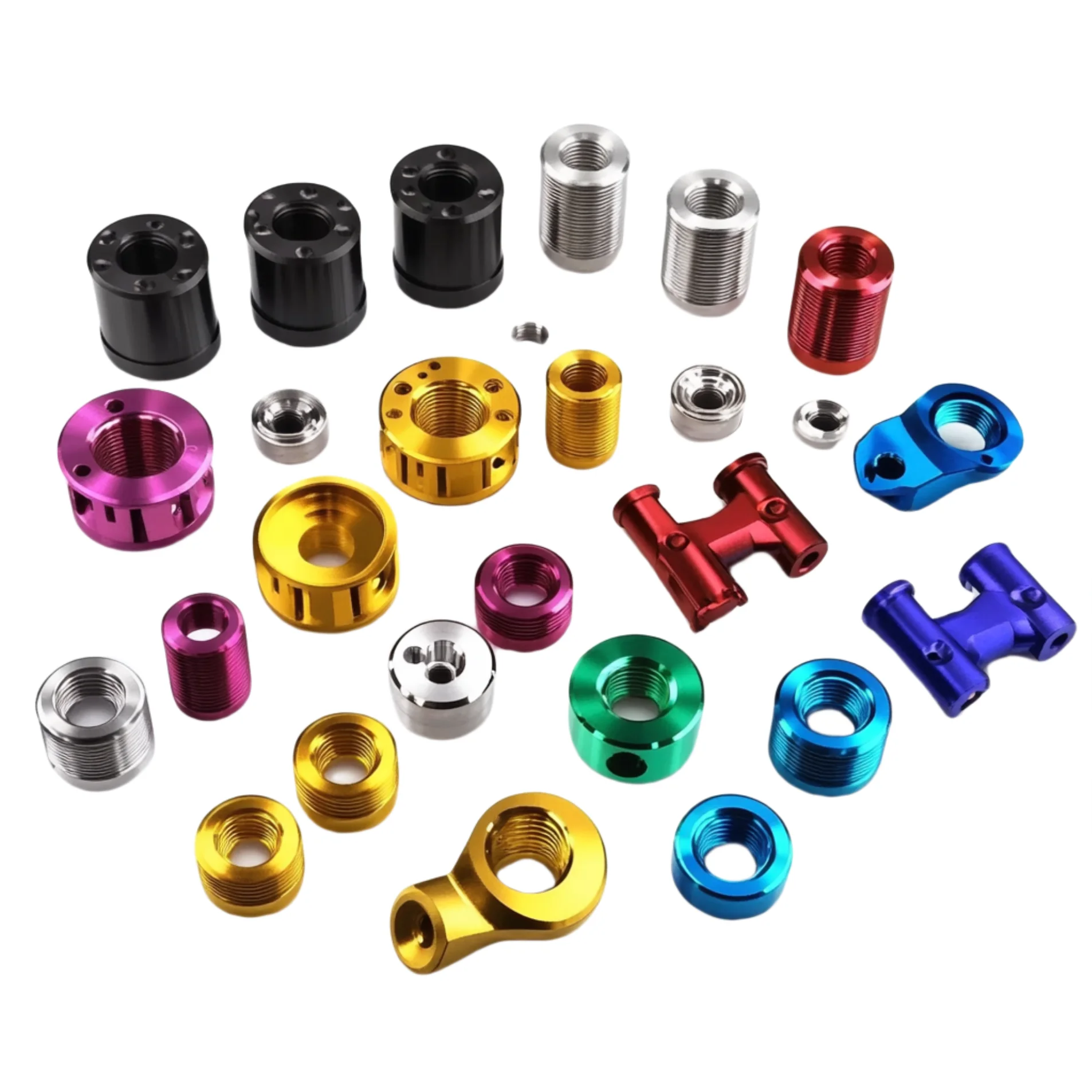 Customized OEM CNC Machinery Metal Machining Spare Milling Stainless Steel Anodized Aluminum Turning Services Parts