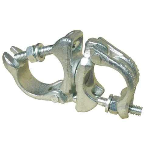 Galvanized Steel Scaffolding Pressed Accessories Scaffold Forged Double Swivel Coupler Fixed Clamp Coupler fastener pipe fixing