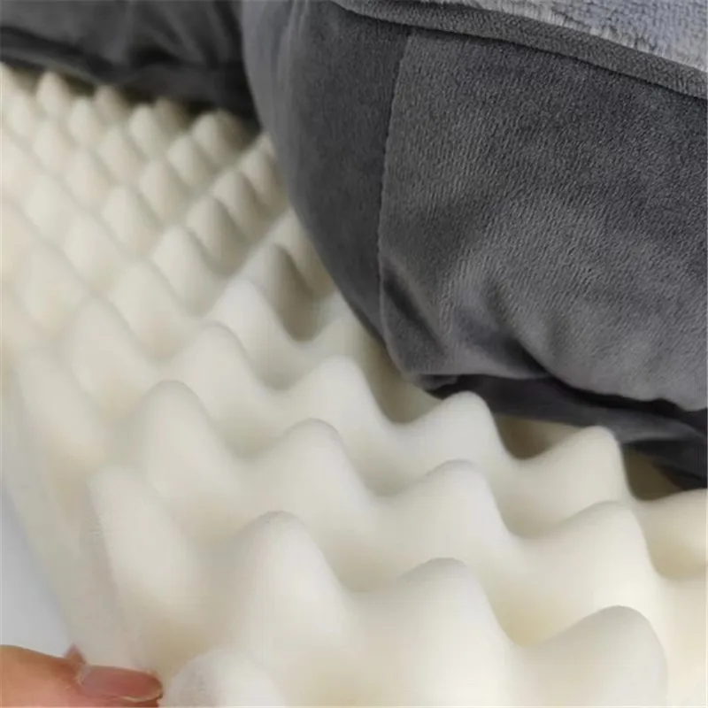 custom washable orthopedic memory foam anti slip bottom dog bed  with removable cover