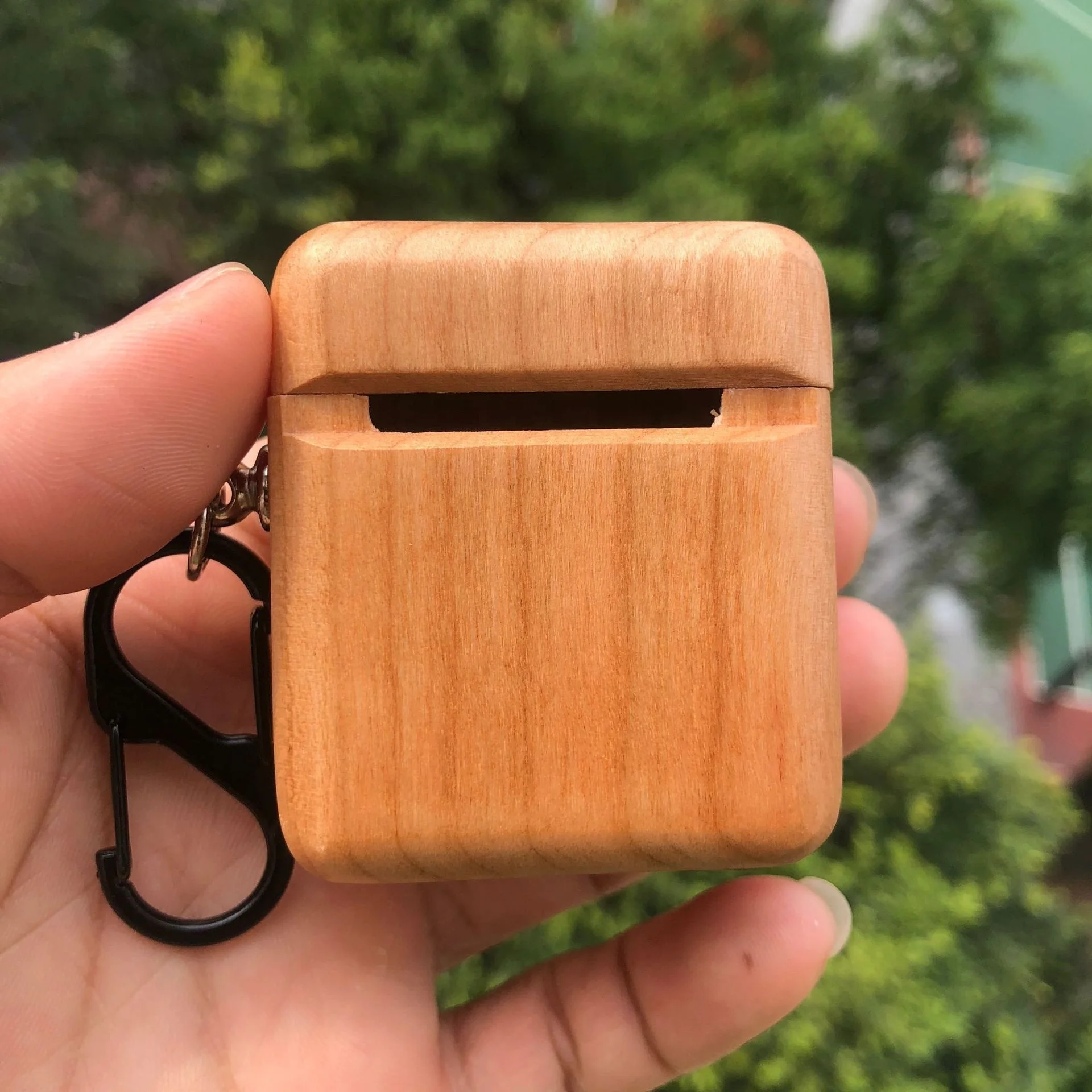 Solid Wood Protective Case Retro Luxury Wood For Airpods 1 2 3 Generation Wireless Headset Case Creative Anti-fall