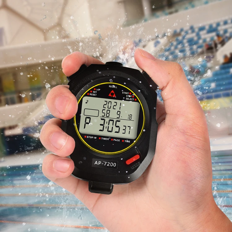 professional digital sports stopwatch mini portable electronic timer running display exercise stopwatch