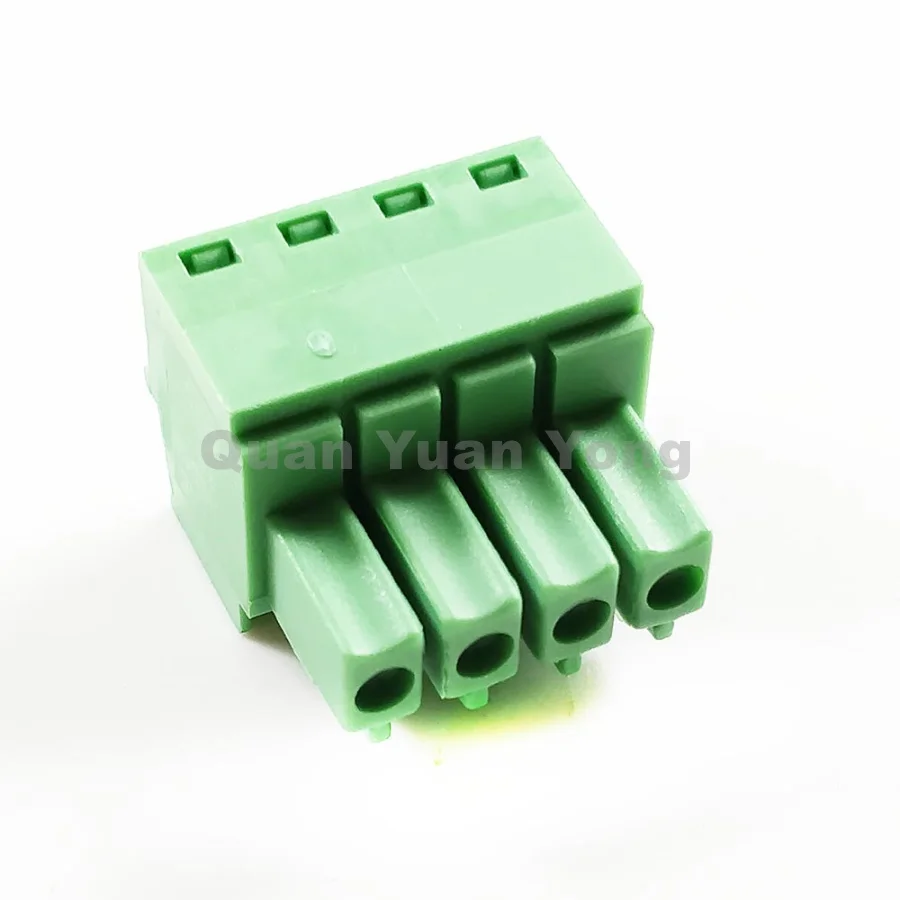 WJ15EDGK/RC350-4P PCB Green Terminal Block 4Pin Pitch 3.5mm 15EDGK/RC Bend Pin