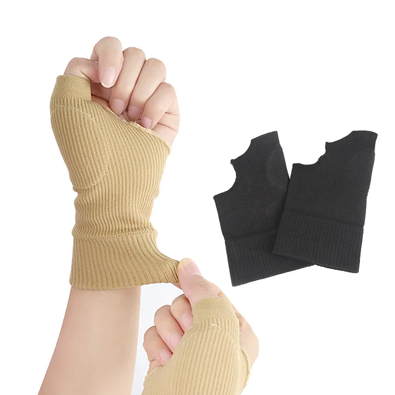 Amazon china hand fingerless grey heated Spandex Compression pressure magnetic therapy anti Arthritis gloves for women pain