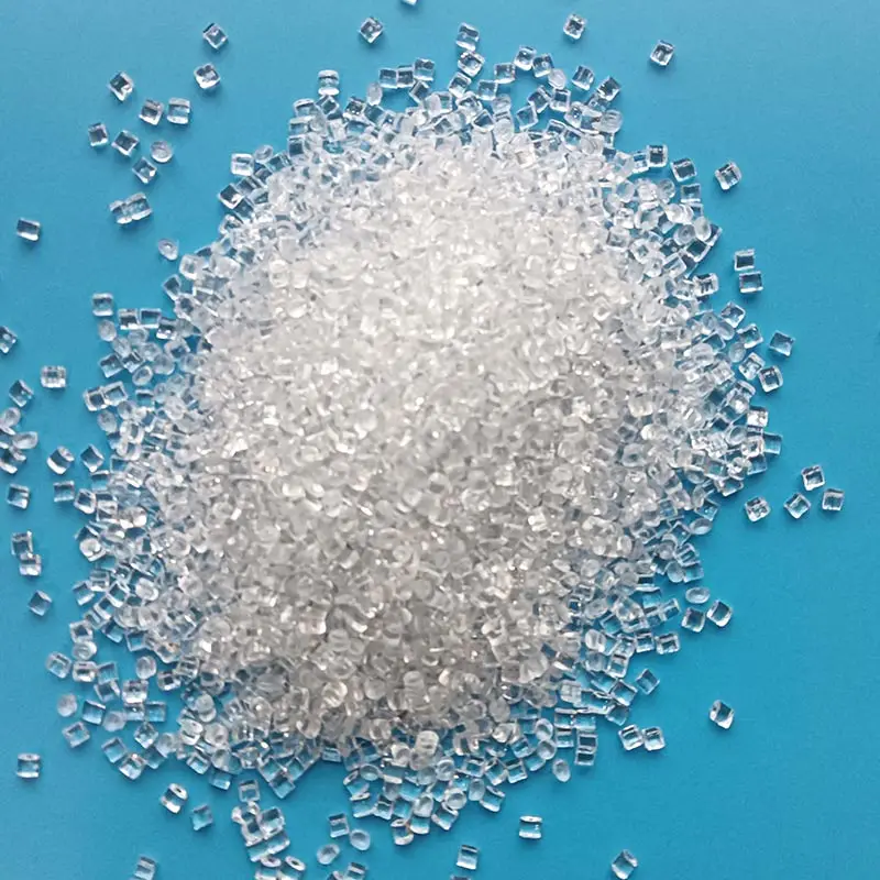 GRS certified chemical recycling regenerated matting PET bottle grade chip spinning grade used for textile fiber PET resin