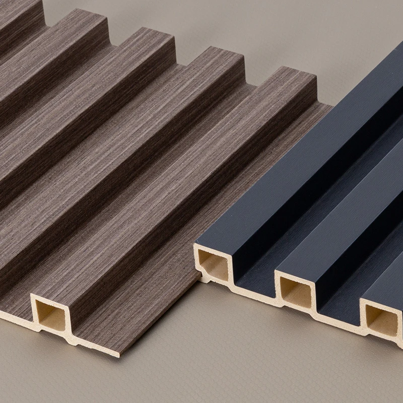 Eco-friendly wood-plastic composites indoor grille waterproof background interior decorative Wall Wpc panel