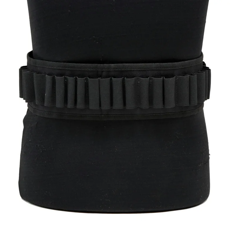 30 Rounds Tactical Molle Gear Ammo Sling Shell Holder Bandolier Belt Elastic Adjustable Utility Slot Custom for Hunting