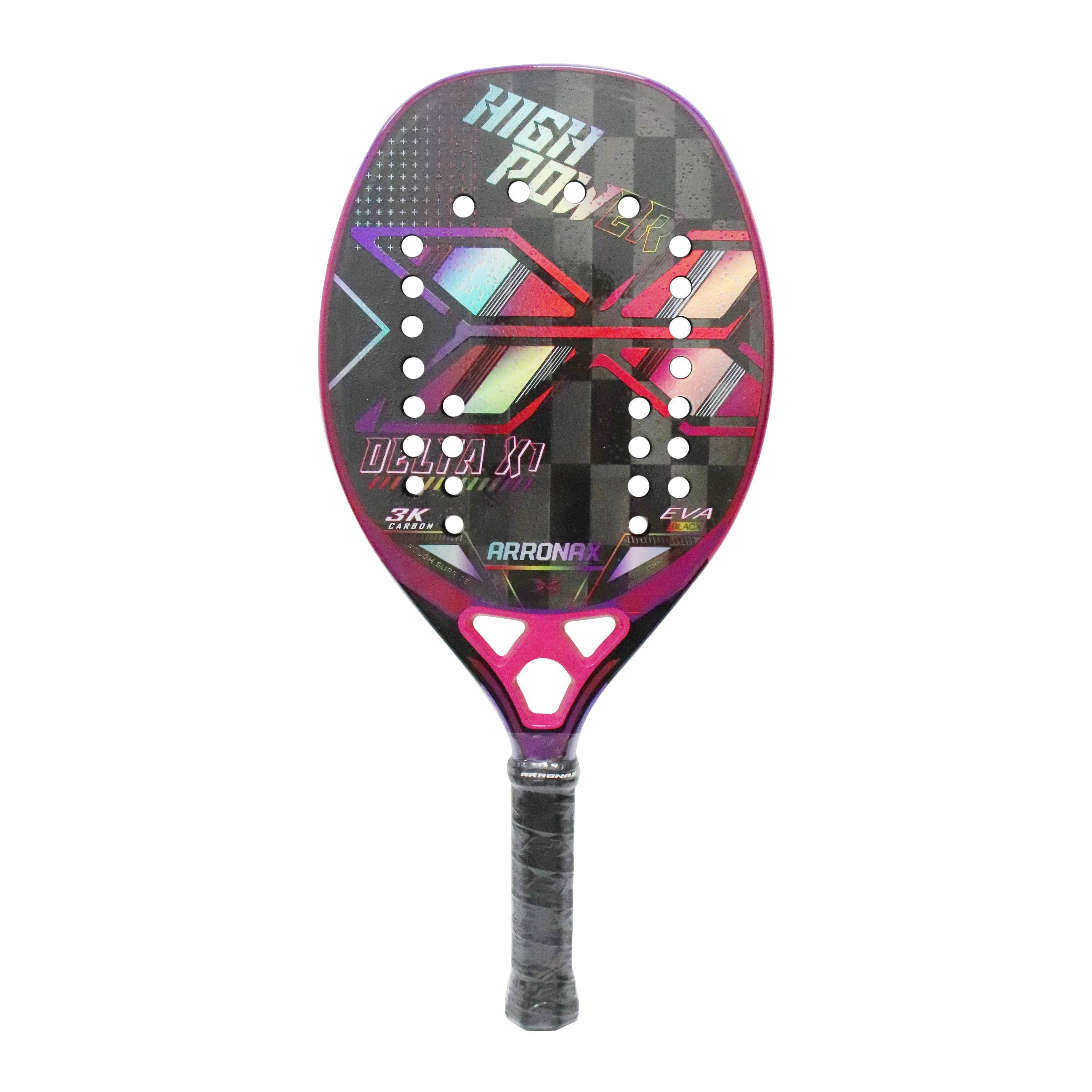 OEM Hot Sale Custom Design Your Own Paddle Tennis Racket100% Carbon /3k/12k/18k Carbon Beach Paddle Rackets