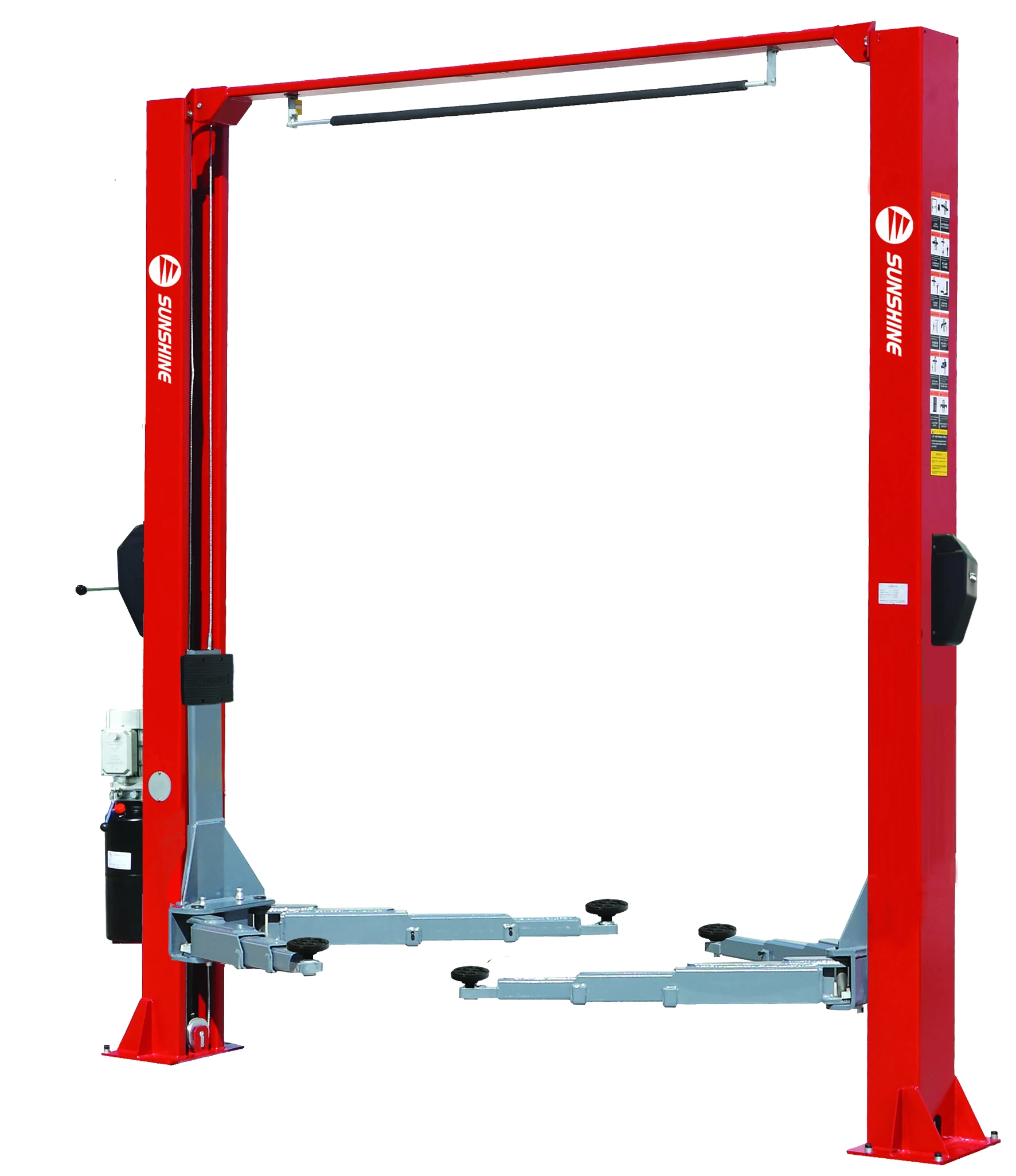 SUNSHINE tire changer hydraulic 4500kg garage two post car lift(QJ-Y-2-45A)