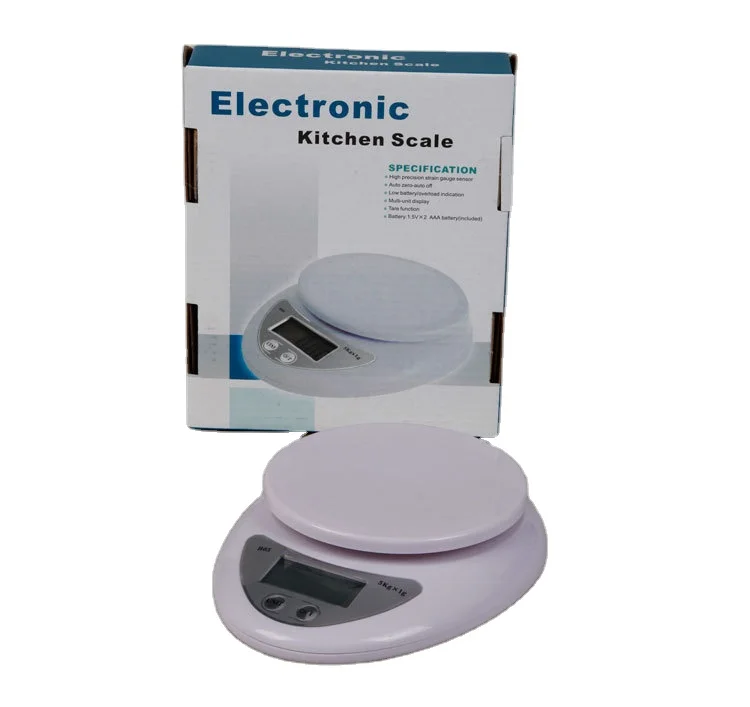 Hot Sale 5Kg x 1g Digital Kitchen Scale Diet Food Compact LCD Kitchen Scale