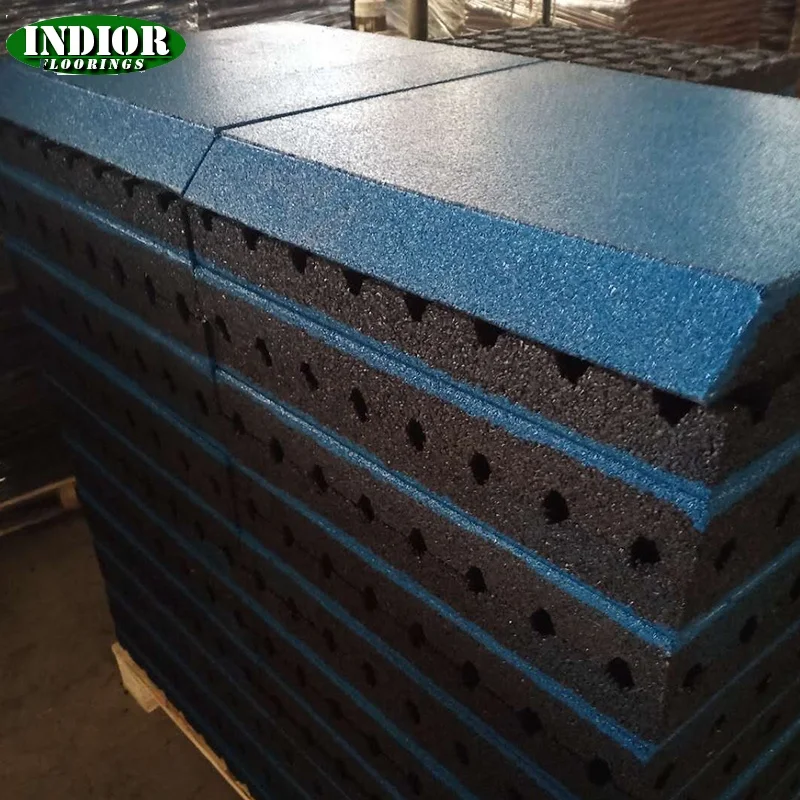 25mm porcelamico mat stable gym flooring rubber tile