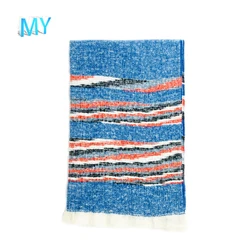 Factory Direct Cheap Women Winter Tartan Plaid Blanket Acrylic Scarf