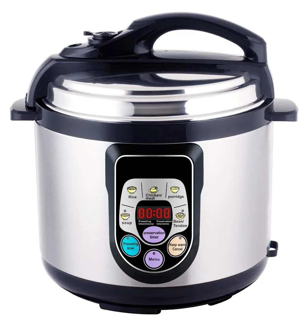 6L multi function electric pressure rice cooker pot cake fish meat chicken stew sauteed instant model No RRC-0601 6quart