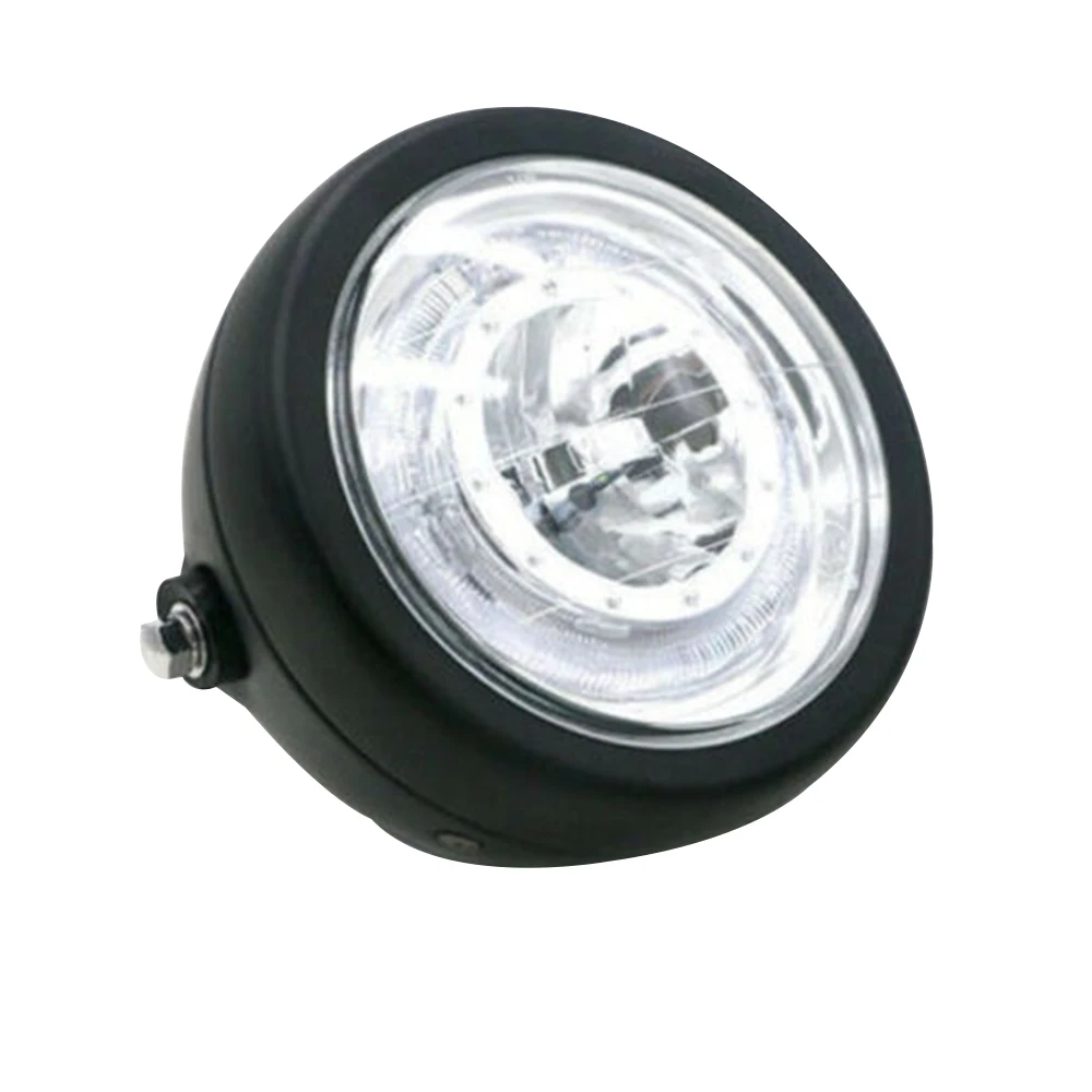 Wholesale High Quality Retro LED Headlight Grill Side Mount Cover Bracket Cafe Racer Motorcycle 1 SET