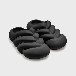 Anti-Slip Indoor Outdoor Plush Bubble Slides Slippers House Casual  EVA Slippers Shoes For Women And Men
