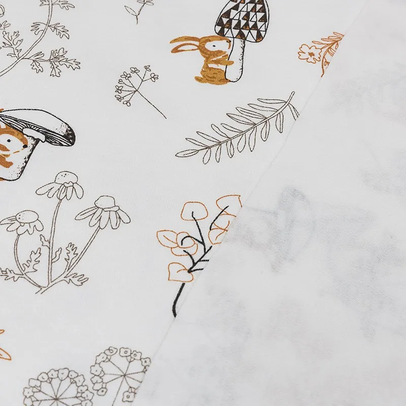 70 Cotton 30 Bamboo Custom Digital Printing Interlock Fabric 200gsm Eco-Friendly for Baby Kids Clothing and Bedding