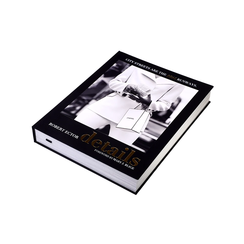 Small Run High Quality Custom Books Full Color Slipcase Gold Foil Stamping Hardcover Book Printing