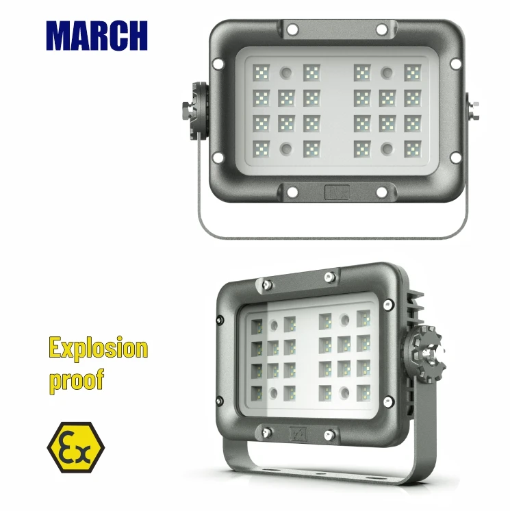 atex certified explosion proof Outdoor Luminaire Flood light led 25w 50w 70w for Mining and Oil Filed Platform