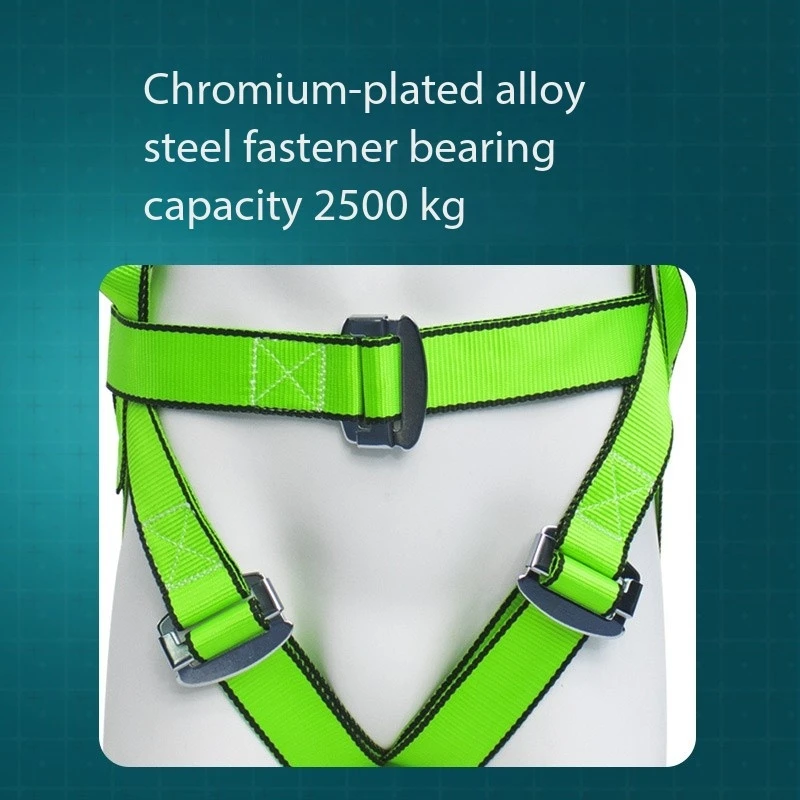 Industrial Polyester Full Body Safety Belt Fall Arrester for High-Altitude Rescue Operations