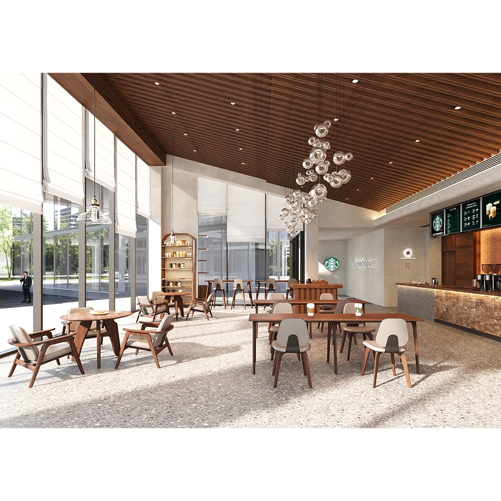 Wholesale Modern Restaurant Furniture Sets Cafe Fast Food Metal Dining Tables And Chairs dining Set