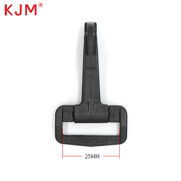 Wholesale 20mm 25mm 32mm 38mm 50mm Black Plastic Snap Buckle Backpack Bag Accessories Hook Clip