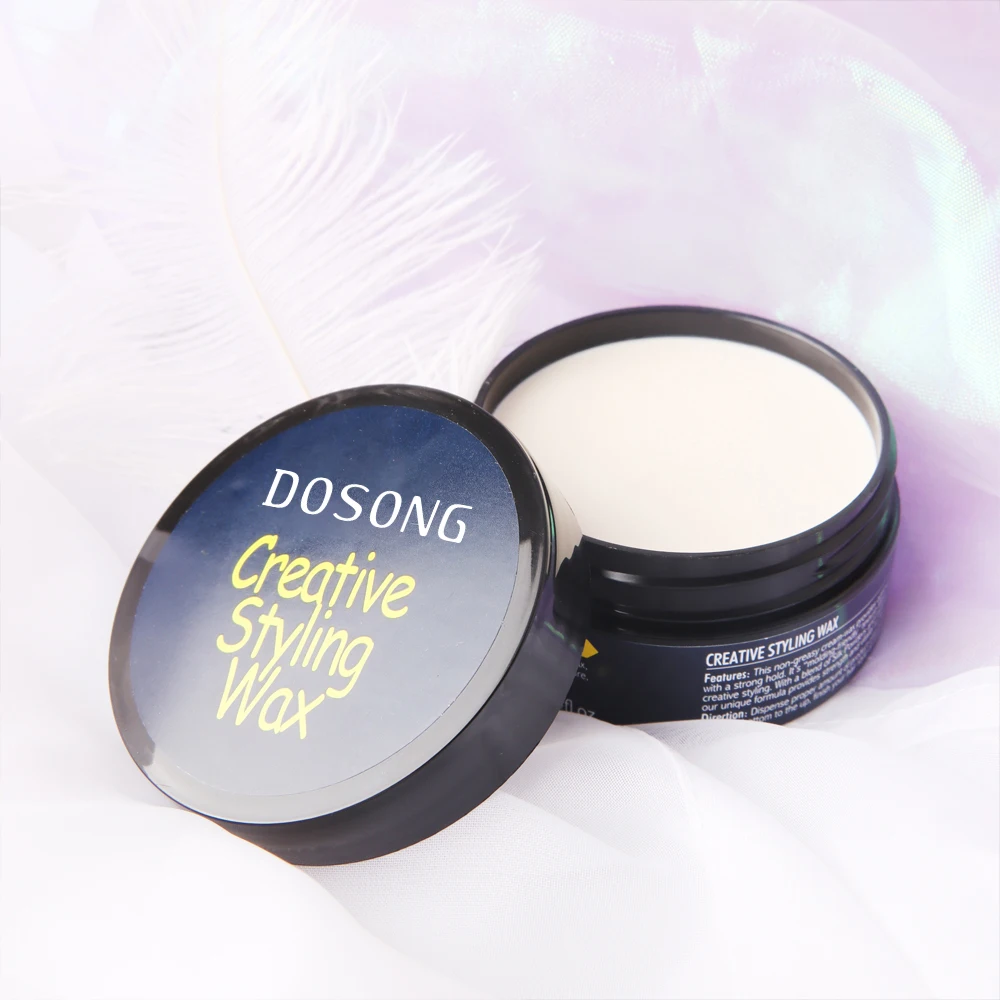 
Fashion Brands Supplier Barber Grade Men Hair Products Free Samples Strong Hold Shine Hair Wax Pomade 