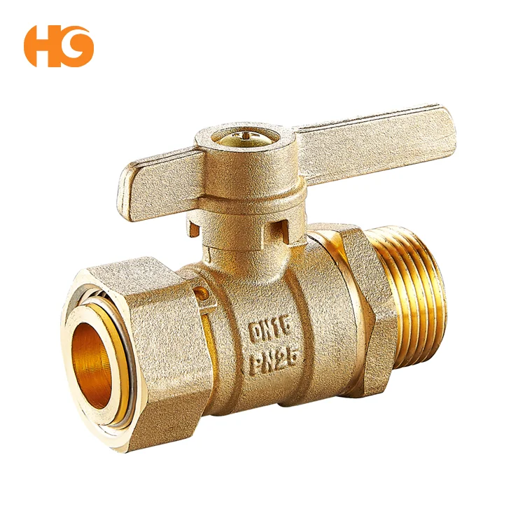 
Wholesale factory price brass water meter valve with brass handle from Yuhuan Taizhou 