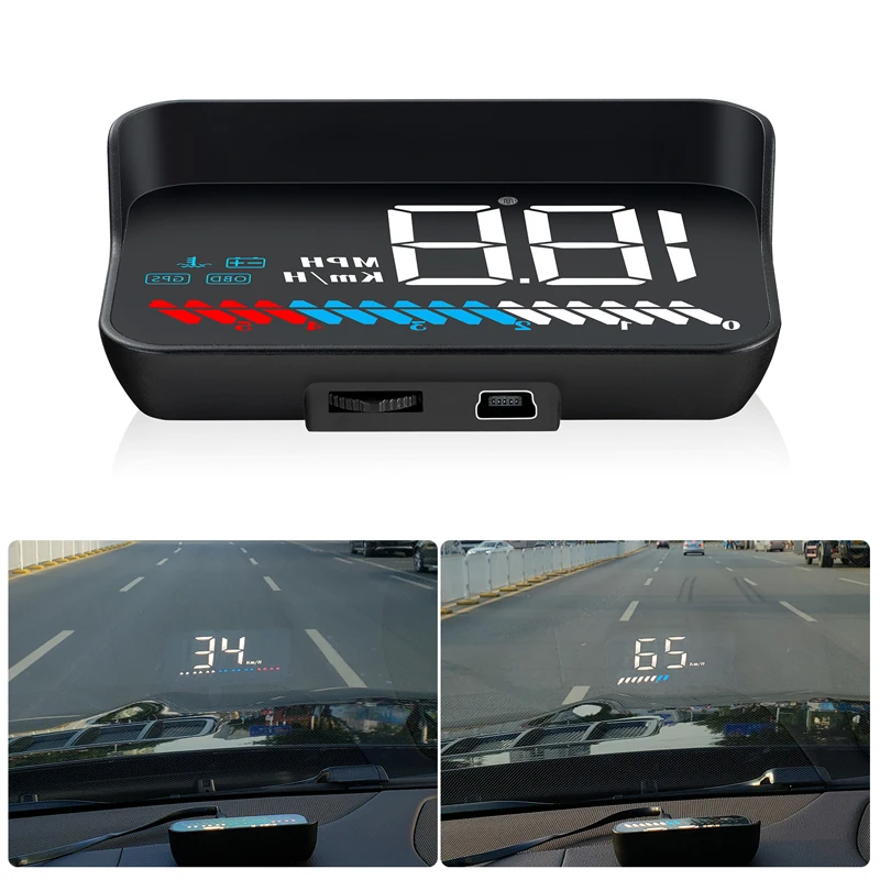 Cartaoo GPS OBD автомобильный HUD Дисплей автоматическая система предупреждения о превышении скорости