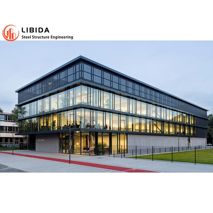 Высококачественная сборная стальная конструкция, складское офисное здание