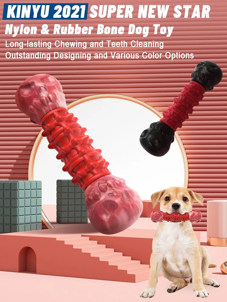 Pet Supplies Chewing Bone And Molar Nylon Material Hard And Bite-resistant Suitable For Big Dogs   Chewing bone Dog Toys