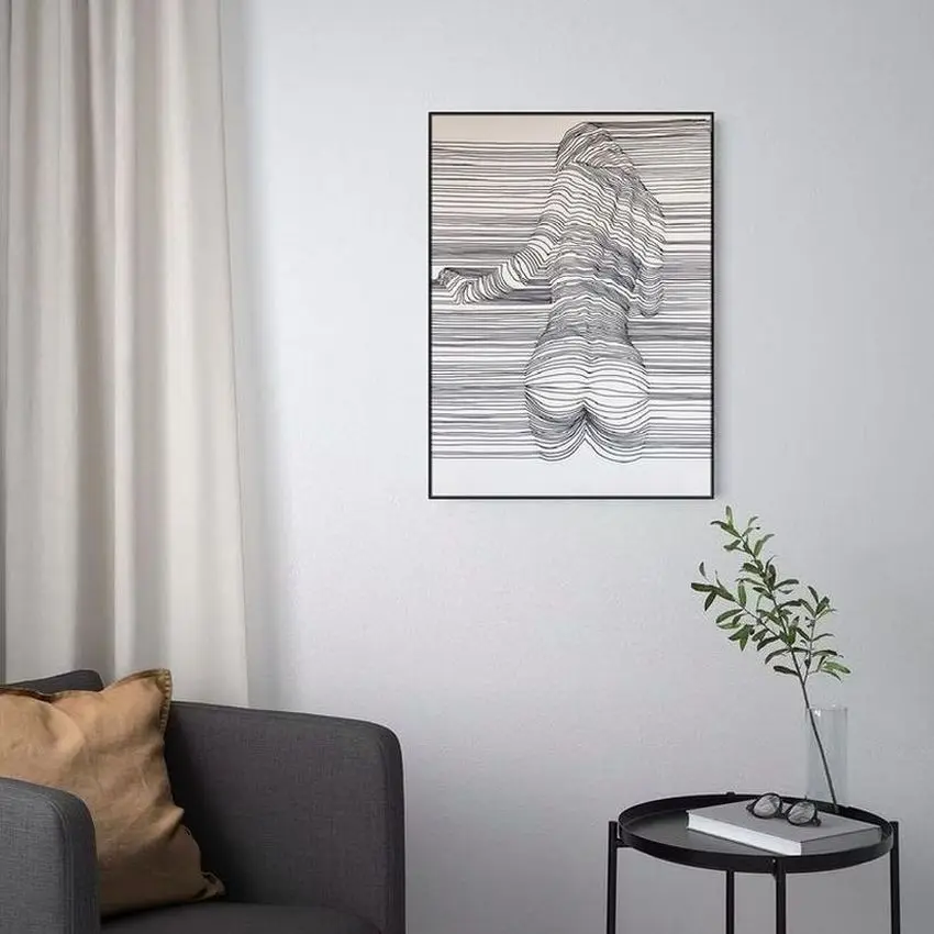 stylish sketch line painting Canvas Poster Painting Wall Art Posters Decor Canvas Art For Home Living Room