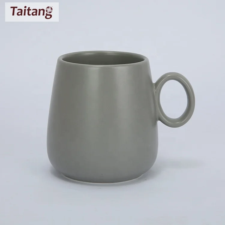 Coffee Mugs For Customize, Elegant Solid Color Ceramic Coffee Mug