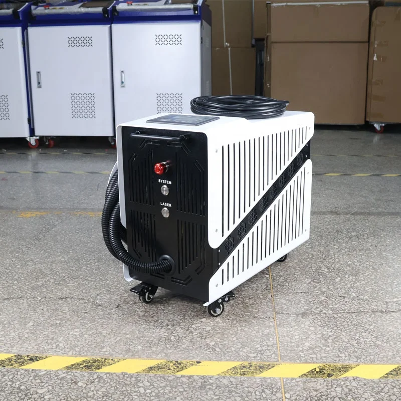 Laser New Model 200W Pulse Laser Cleaning Machine for Wood Paint Stone Stainless Alumina 300W Pulse Laser