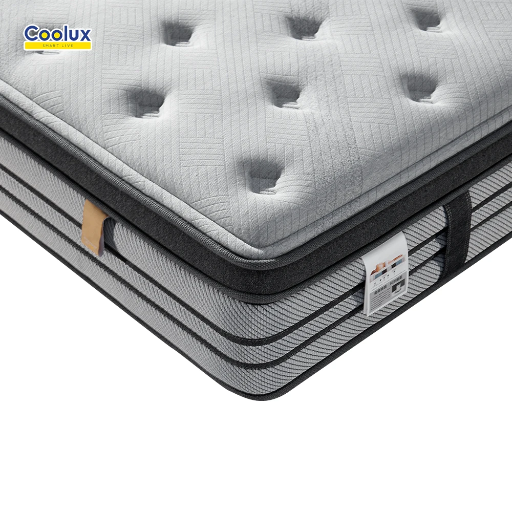 Factory Wholesale Luxury Korean Bed Roll Up In Box Twin Black 4 Inch Foam Mattress