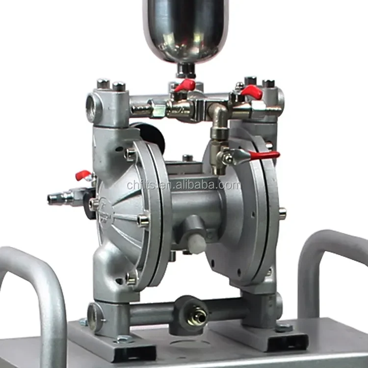 G201 3/4 inch Aluminum Alloy Air-Operated Double Diaphragm Pump Paint Diaphragm Pump Set with Agitator Stand type diaphragm pump