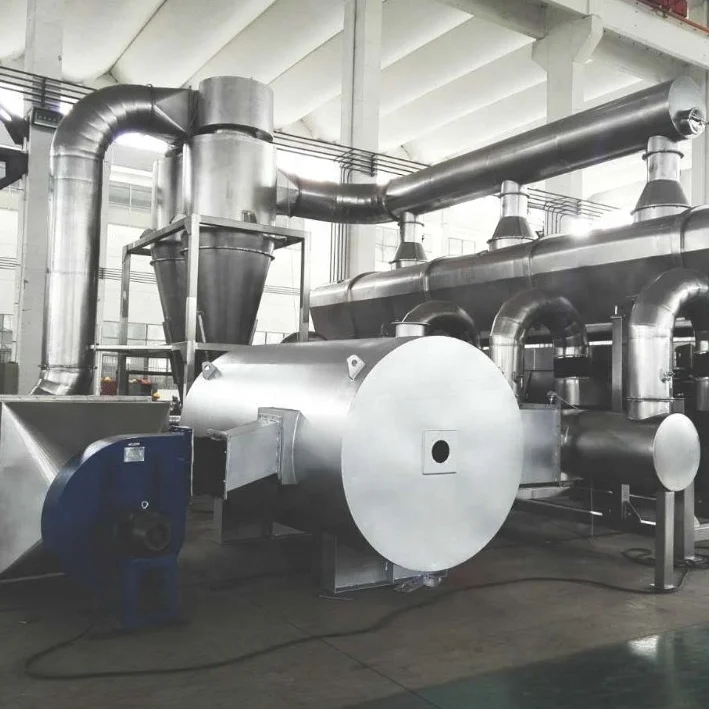 Sugar granule salt granule flavoring granule Vibrating fluidized bed dryer