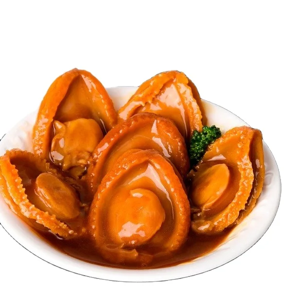 Gaishi OEM/ODM Wholesale Hot Sale High Nutritious Soup Braised Fresh Seasoned Food Brine 425g/can,24can/ctn Canned Abalone Can