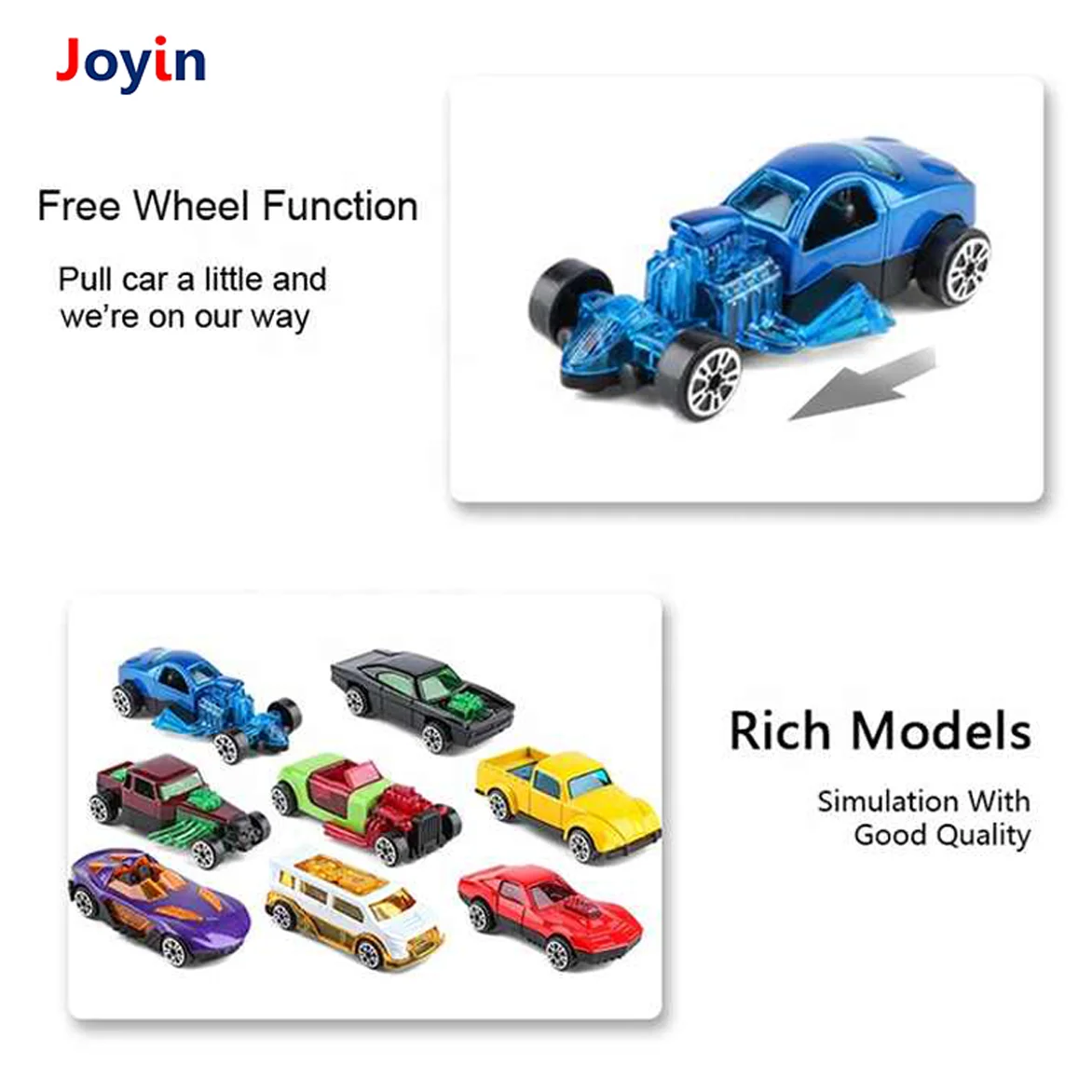 1:64 Die-Cast Gliding Vehicle Collection with 24 Unique Designs for Endless Racing Adventures and Creative Toy Play