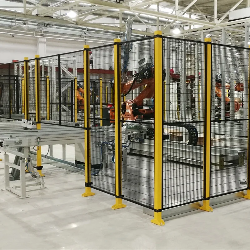 Different types of machine guards perimeter guarding fence manufacturer