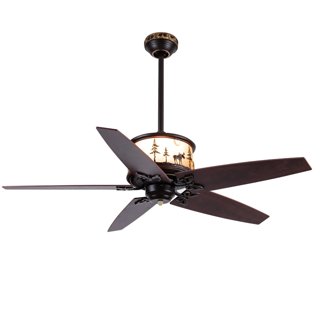 Wood Body Fan Lamp homestead low watt solid wood blades bl motor remote control led ceiling fan pak ceiling fan designer ceiling fans