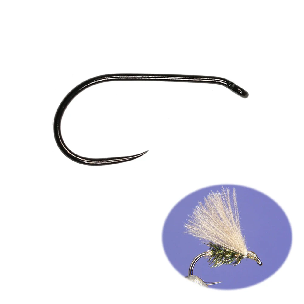 8#-20# fly tying hook with High carbon steel competition Dry Wet barbless nymph fly tying fishing hook