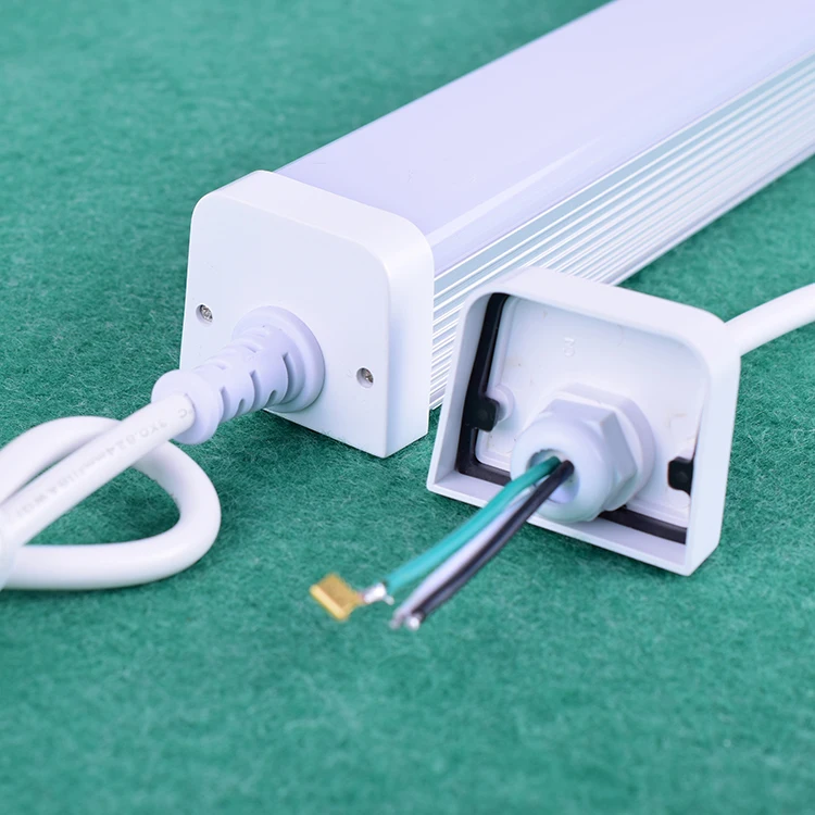 18w/30w/45w/60w Aluminum Housing IP55 Led Tube Triproof Light With Emergency Dimmable