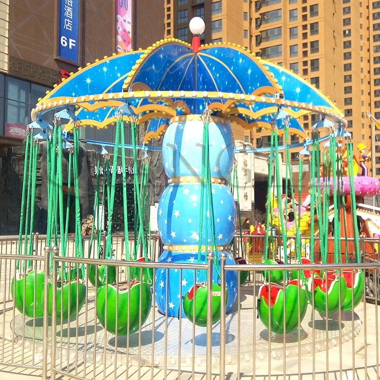 New Design Amusement Park Equipment Rides 36 Seat Kids Rotating Swing People Spinning Game Flying Chair YOYO Ride For Sale