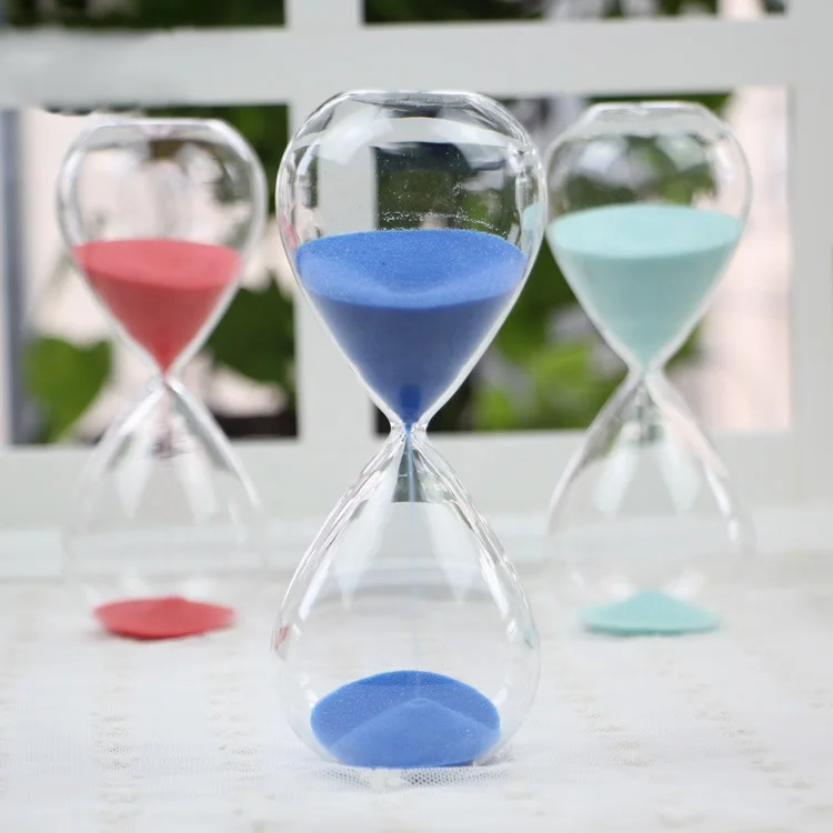 North Pendulum 5 10 15 30 60 minute Sand Timer Hourglass Color Sand Glass Hourglass For Classroom Office Decoration