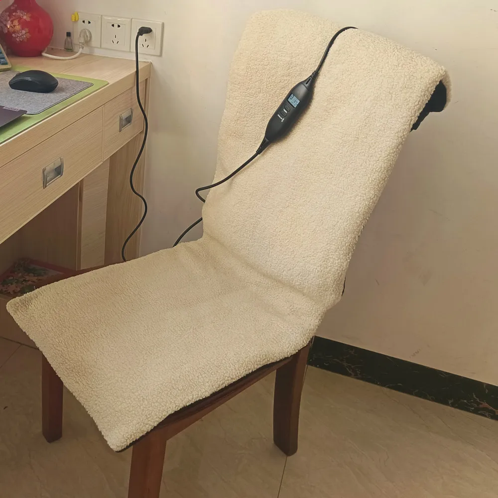 Home And Office Use Electric Warm Cushion Heating Chair Mat In Size 120*40cm Energy Saving Warmer