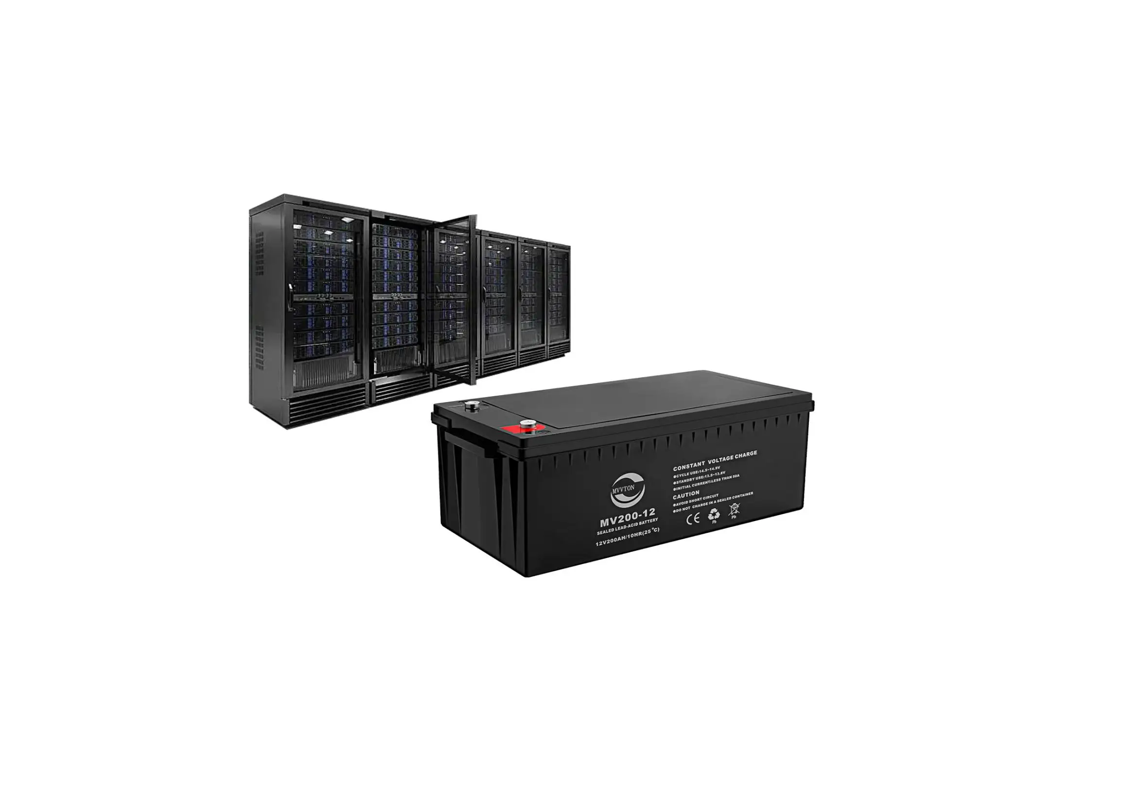 CE Certified 12V 200AH Solar Battery  for Lead-Acid AGM Sealed Type for Energy Storage